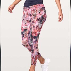 Lululemon Sun Dazed Multi Pink Fast & Free Nulu Tight II Size 4